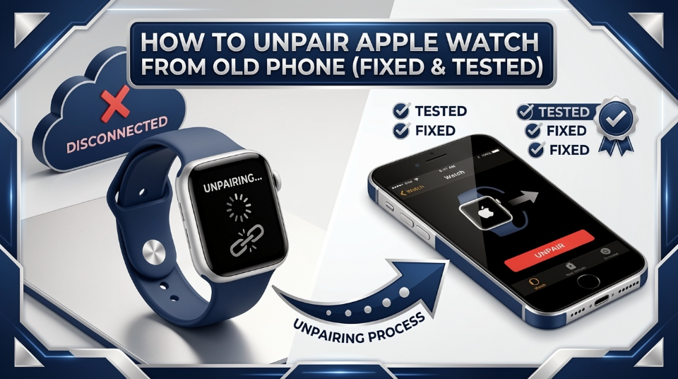 how to unpair apple watch from old phone