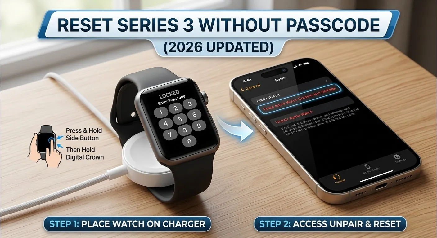 How to Reset Apple Watch Series 3 Without Passcode?