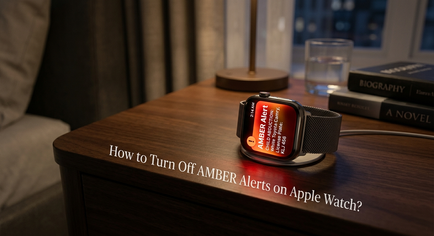 How to Turn Off AMBER Alerts on Apple Watch?