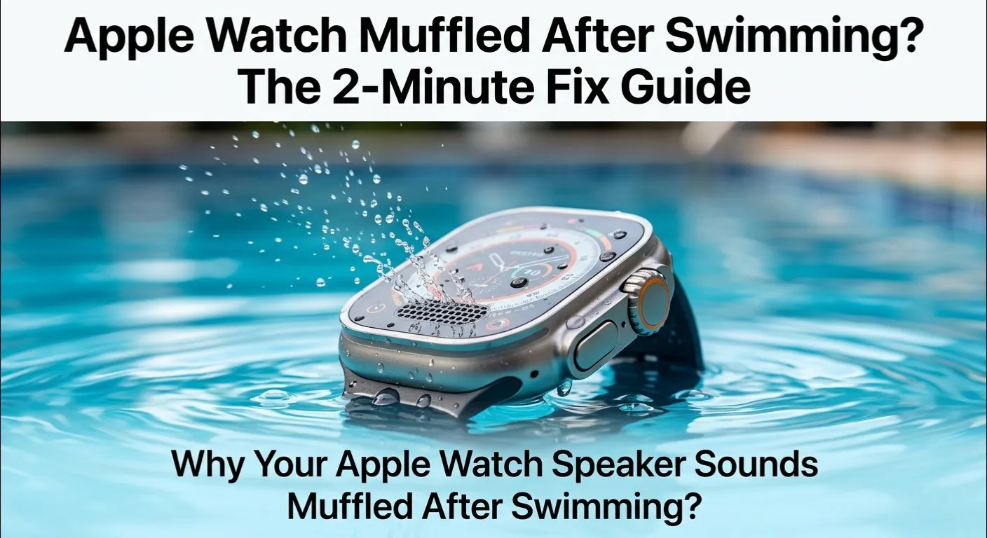 Why Your Apple Watch Speaker Sounds Muffled After Swimming?