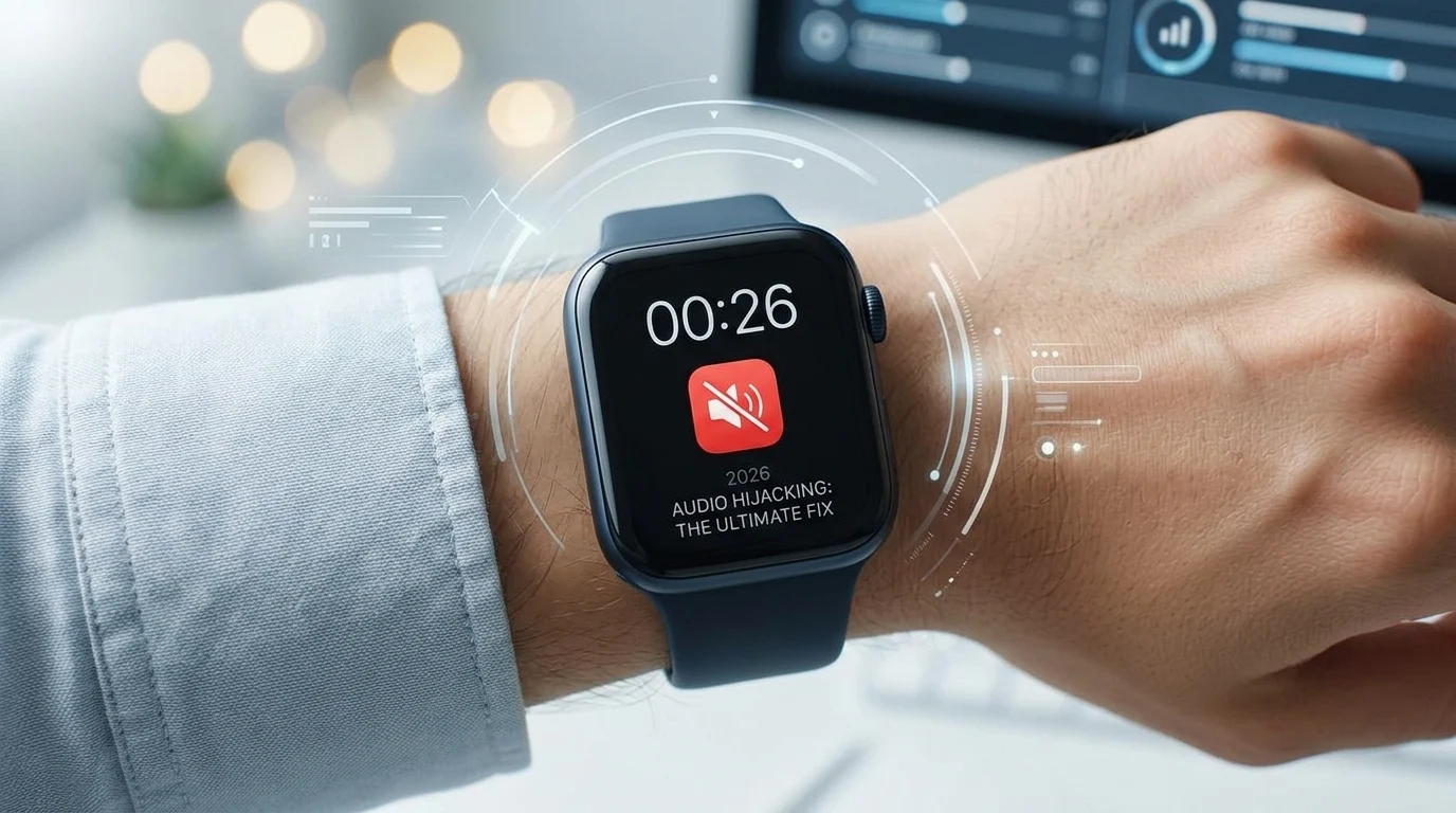 prevent apple watch from audio hijacking