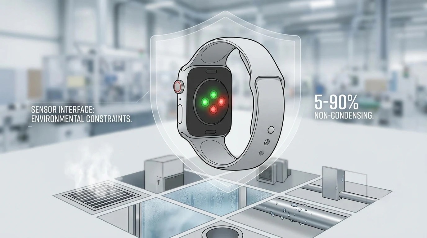 Sensor Reliability of Apple Watch in Industrial Humidity
