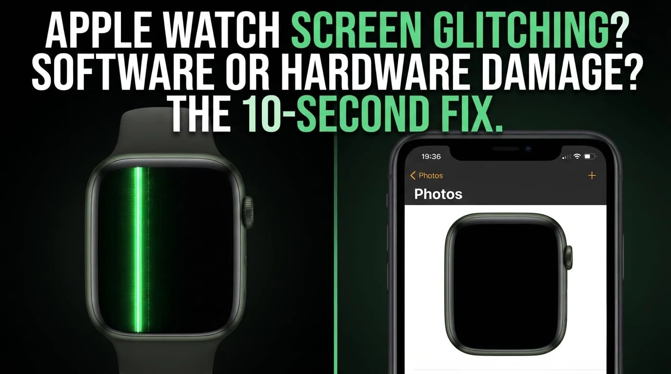 Apple Watch Screen Glitching Green Lines