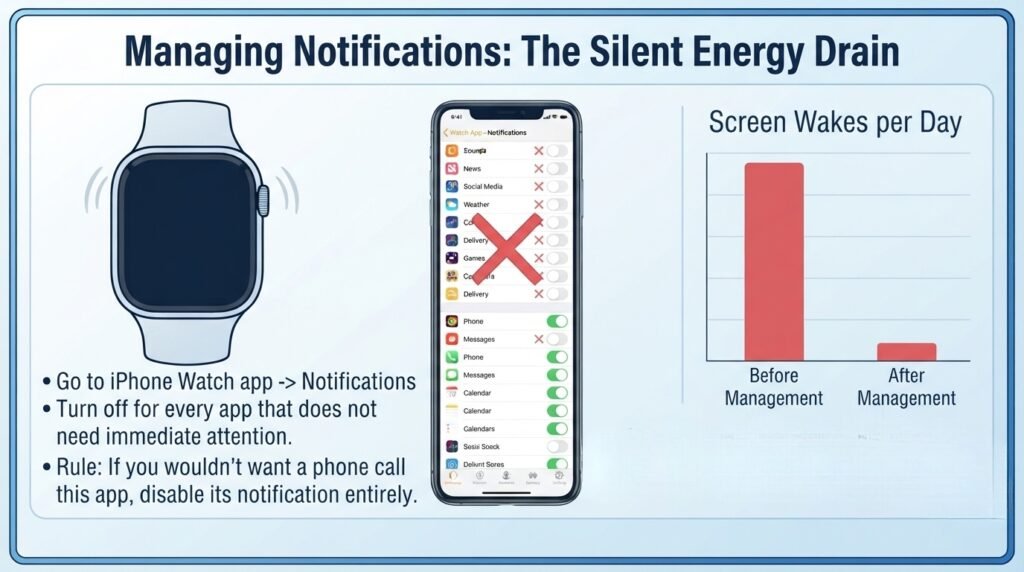 Managing Notifications: The Silent Energy Drain
